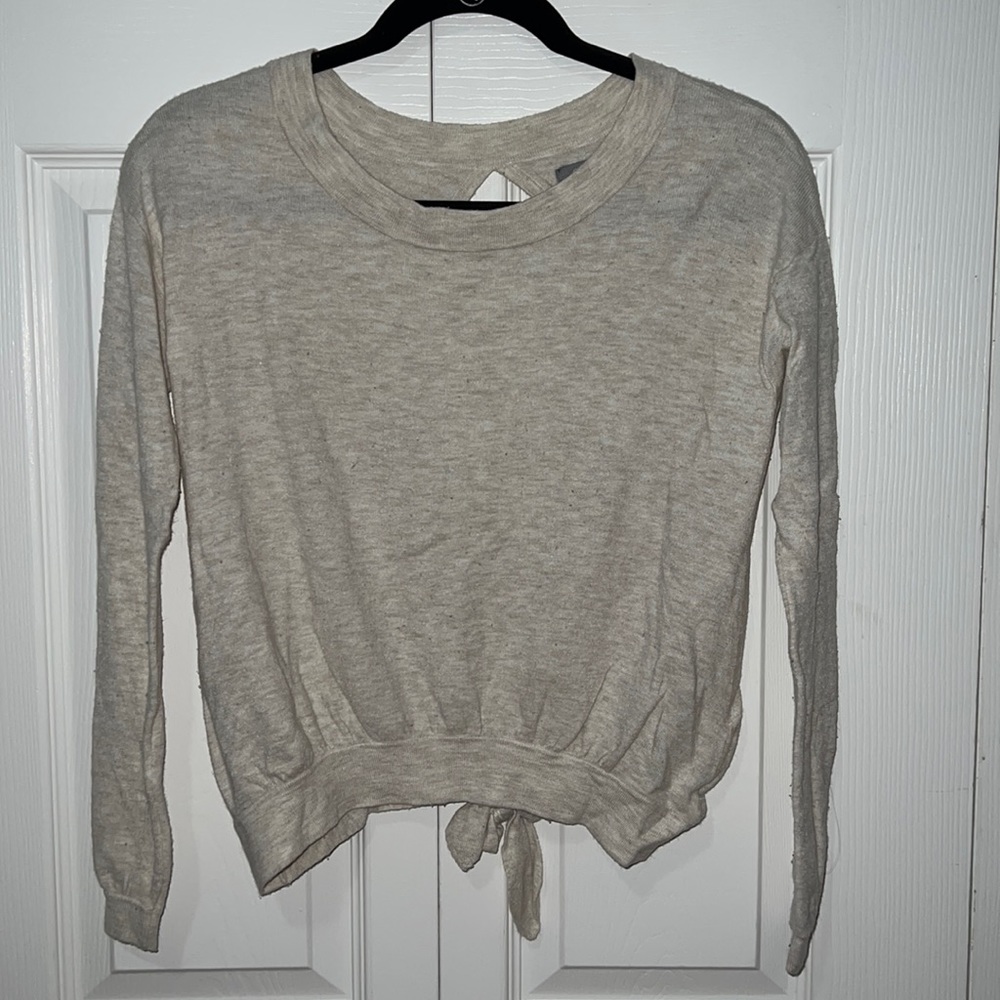 Open Back Sweater